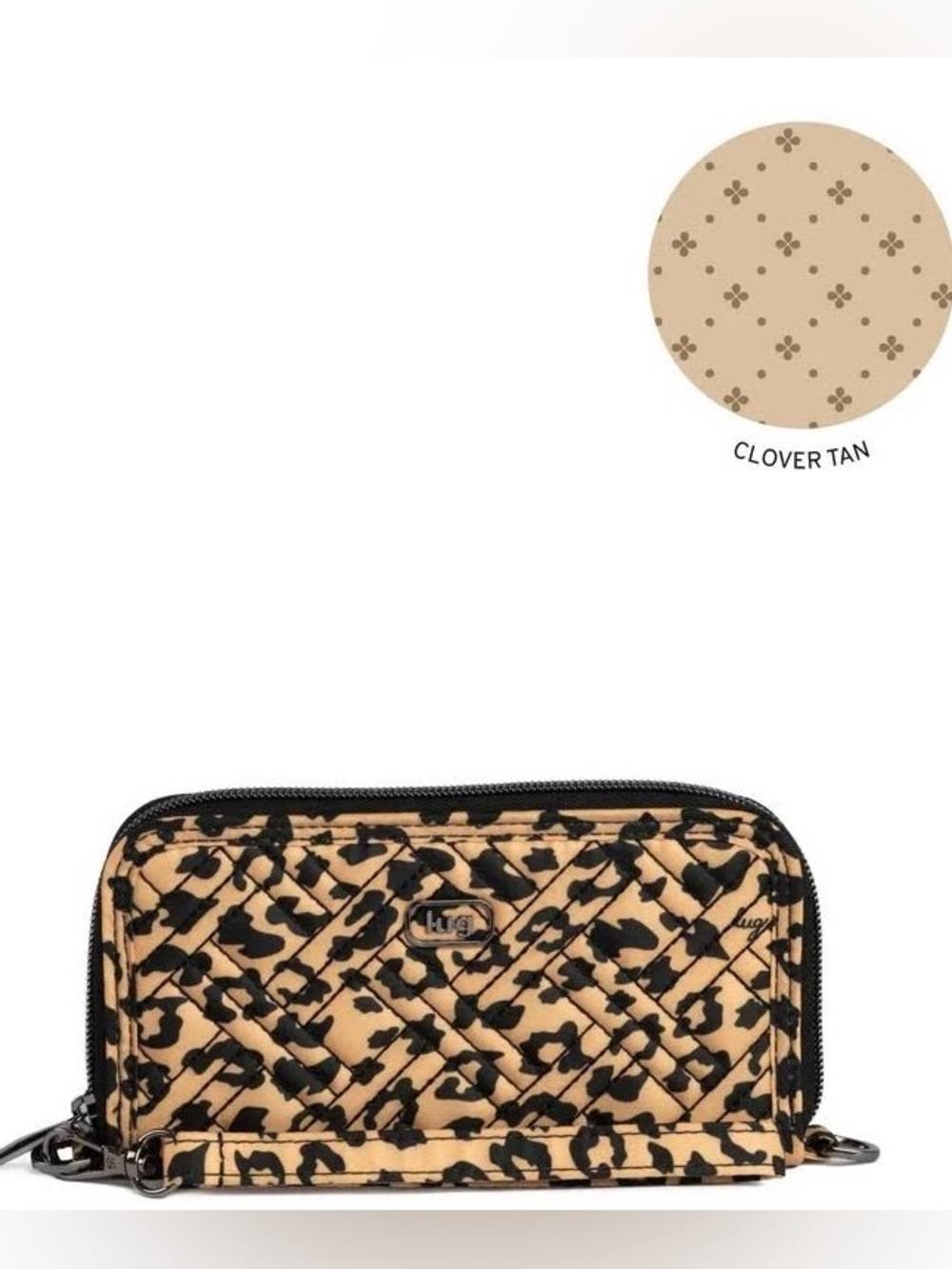 Lug Whirly RFID Wristlet Wallet Spotted Leopard - Leopard Print